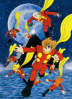 Original manuscripts of the Cyborg 009 series by Shotaro Ishinomori