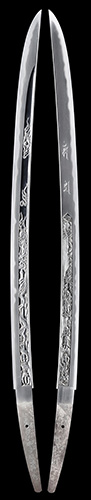 Tachi sword used by Yokozuna Hakuho Sho in his ring-entering ceremony