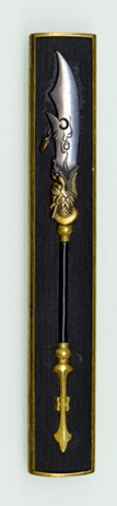 Kozuka with the motif of away pattern of “Guan Yu”