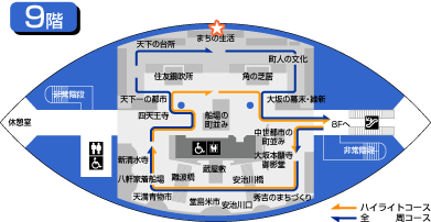 9階フロアマップ