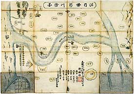 河内堺新川絵図