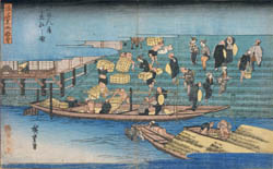浪花名所図会　八軒屋着船図
