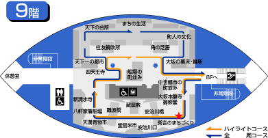 9階フロアマップ
