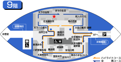 9階フロアマップ