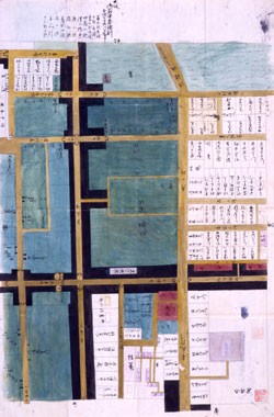 大坂御家中屋敷割図（鶴賓文庫）