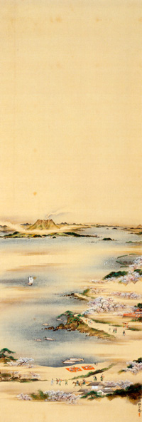 天璋院所用 薩州桜島真景図