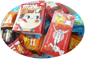 お菓子の“すくい取り”大会