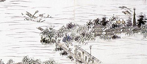 淀川洪水図