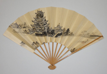 大阪城天守閣竣工記念品 末広