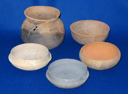 竪穴建物から出た土師器・須恵器