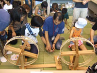 綿くり体験