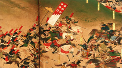 大坂夏の陣図屛風(部分) 画像"