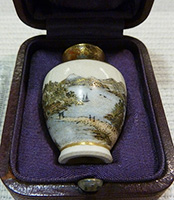 風景図花瓶