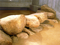 古代の石組み水路特別公開