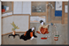 押絵　西国三十三所観音霊験記　十八番 六角堂