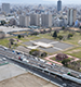 大阪歴史博物館からみた難波宮跡公園