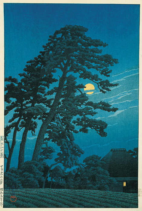 《<ruby>馬込<rt>まごめ</rt></ruby>の月》 東京二十景