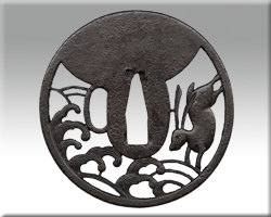 白象唐子遊図皿