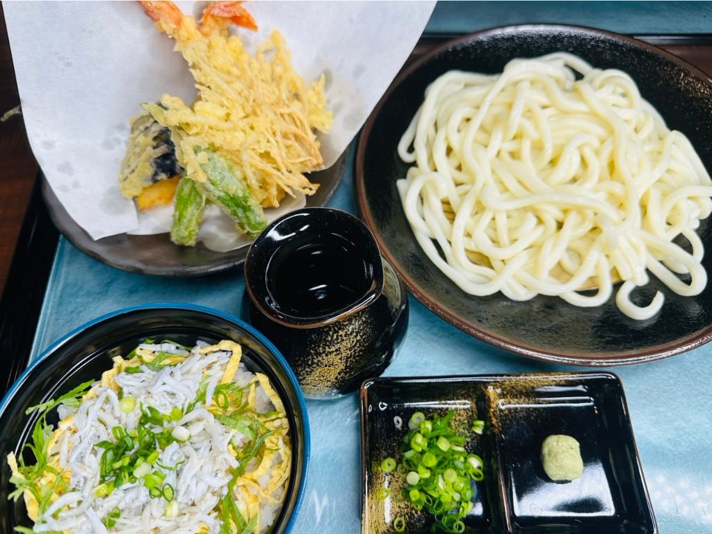 天ざるうどん御膳